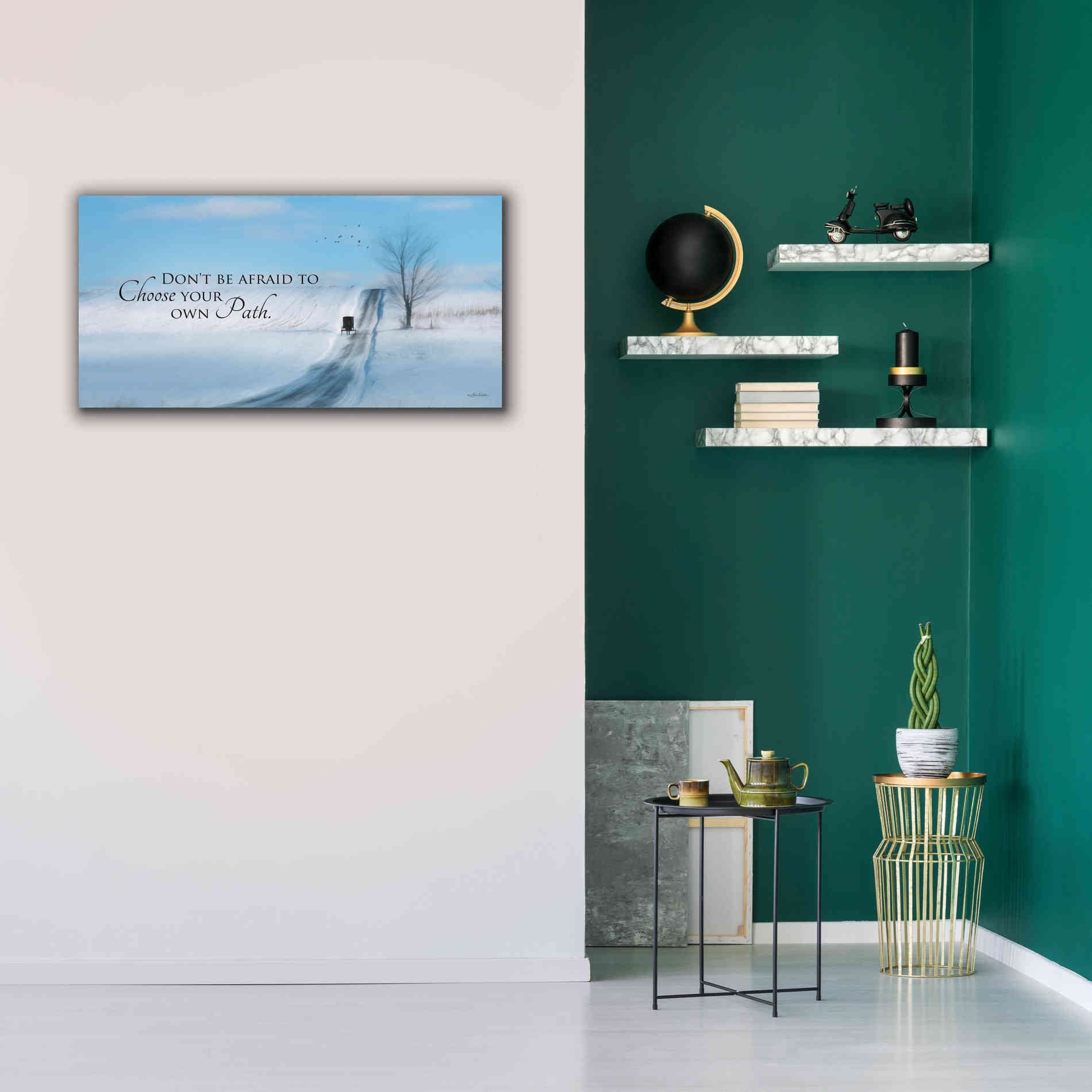 'Choose Your Own Path' by Lori Deiter, Canvas Wall Art,40 x 20