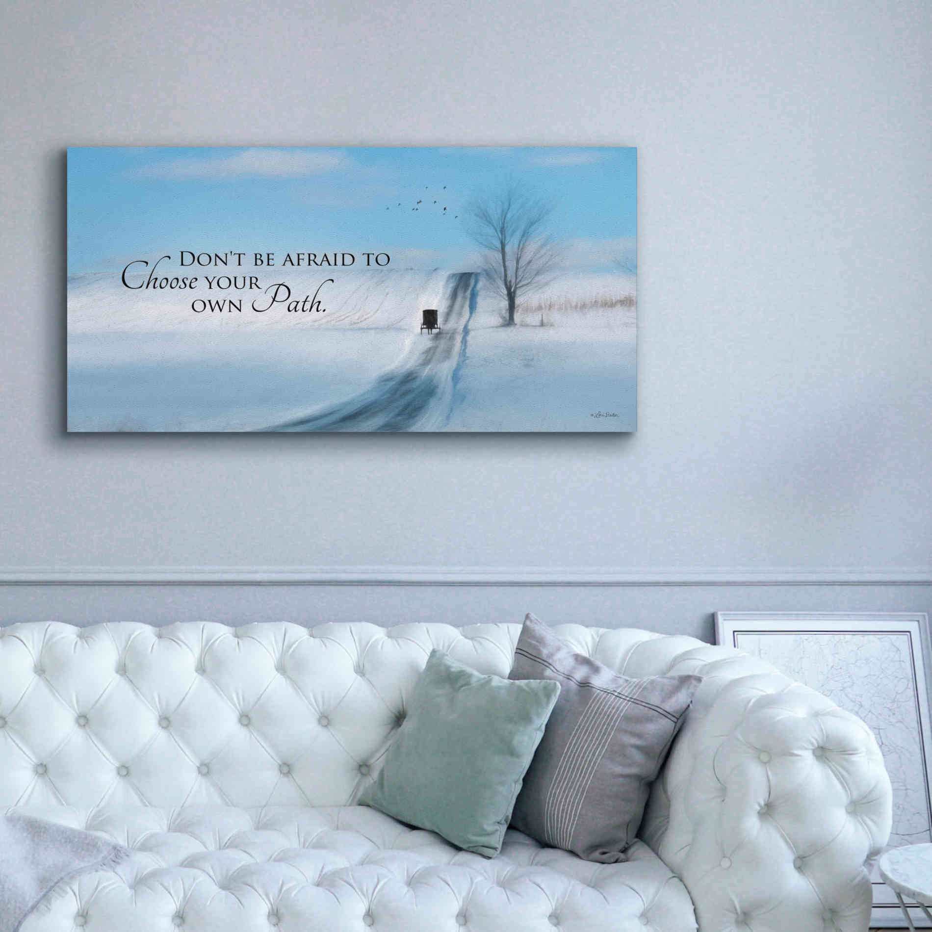 'Choose Your Own Path' by Lori Deiter, Canvas Wall Art,60 x 30