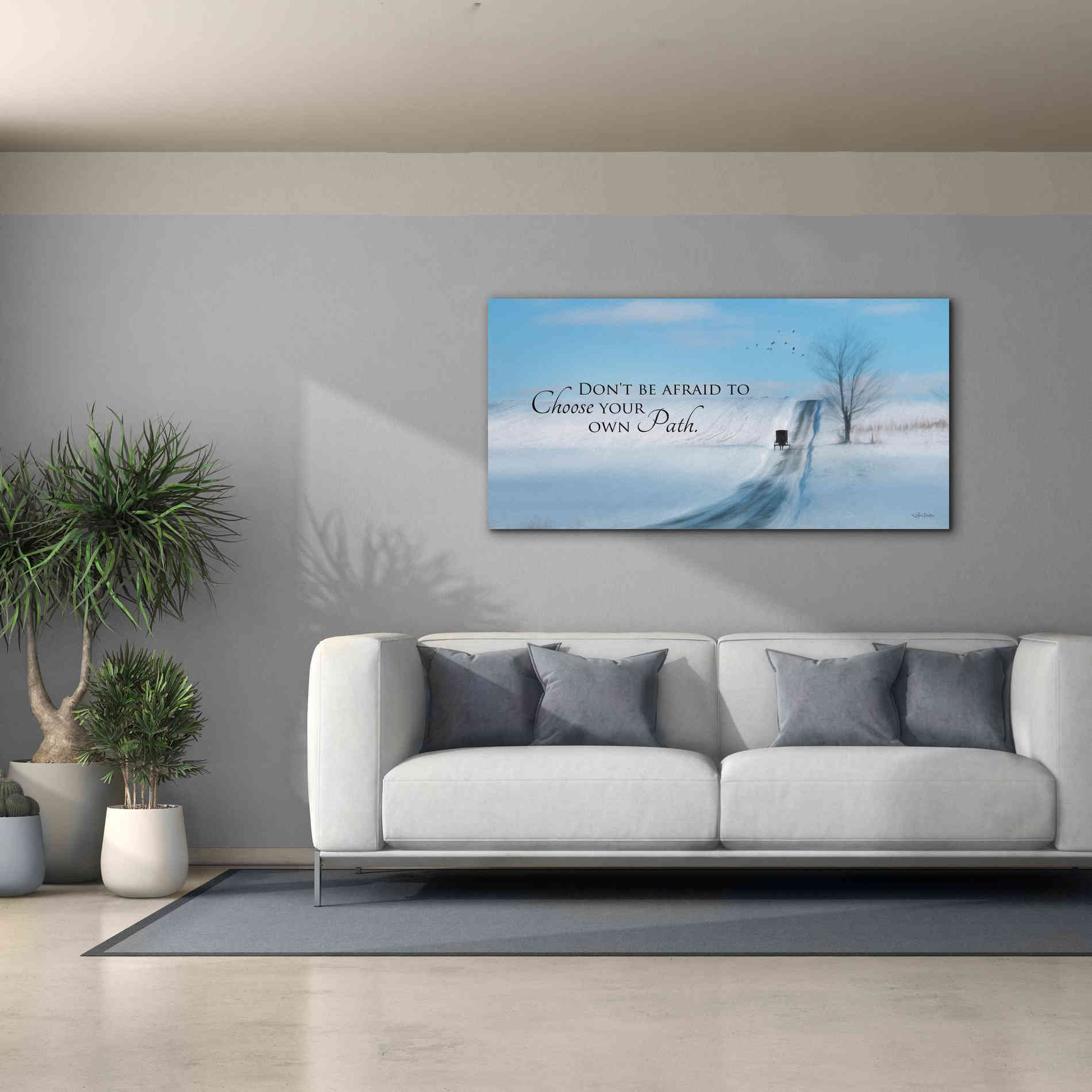 'Choose Your Own Path' by Lori Deiter, Canvas Wall Art,60 x 30