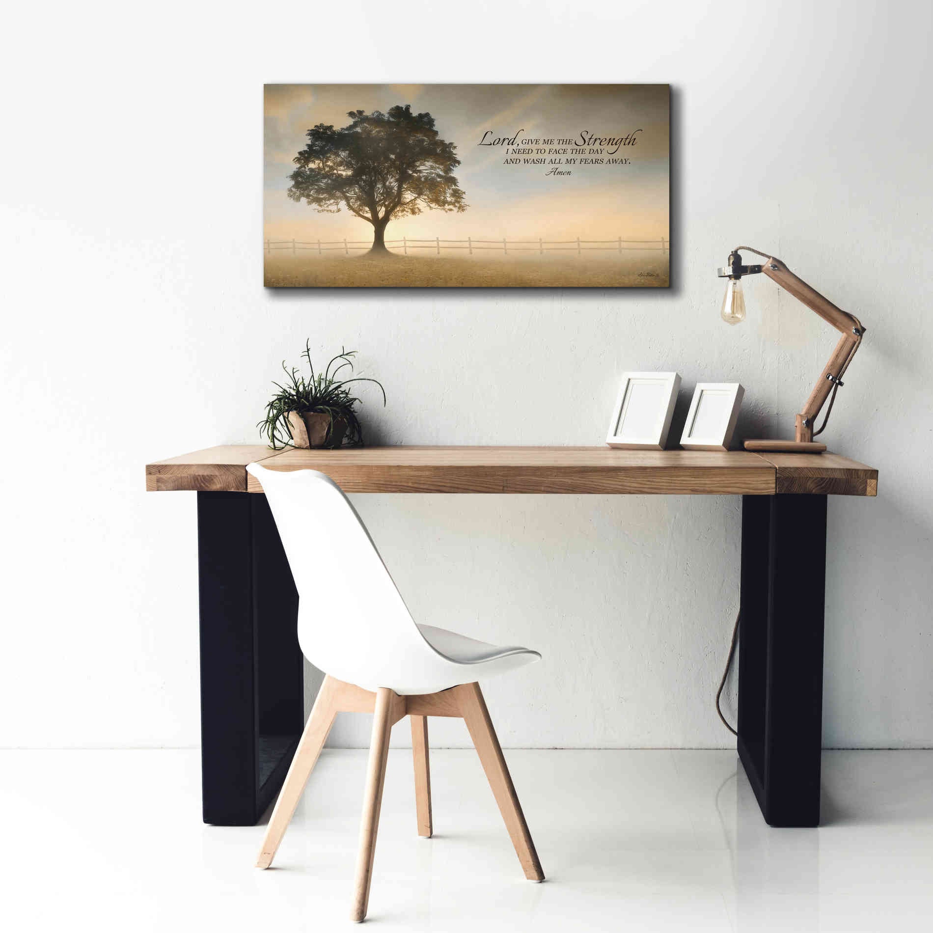 'Daily Prayer' by Lori Deiter, Canvas Wall Art,40 x 20