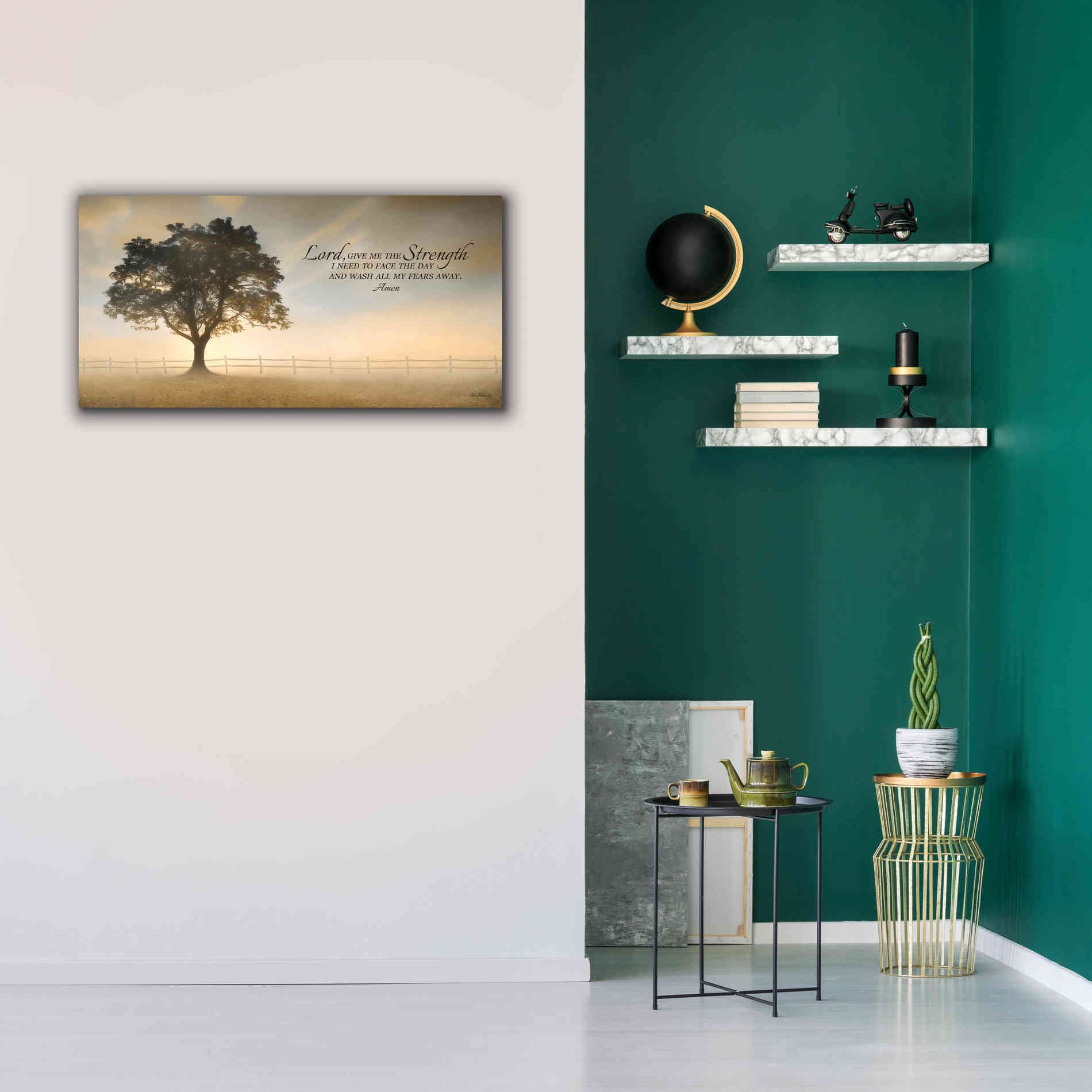 'Daily Prayer' by Lori Deiter, Canvas Wall Art,40 x 20