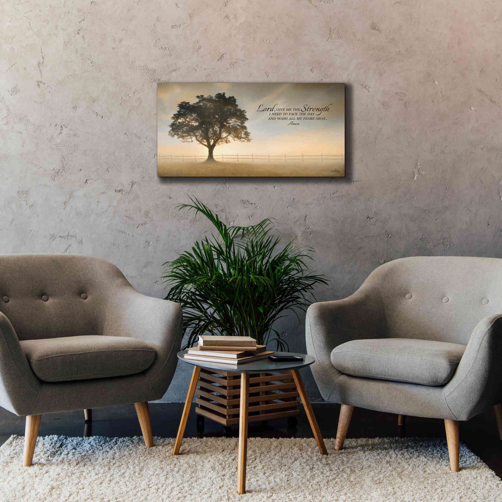 'Daily Prayer' by Lori Deiter, Canvas Wall Art,40 x 20