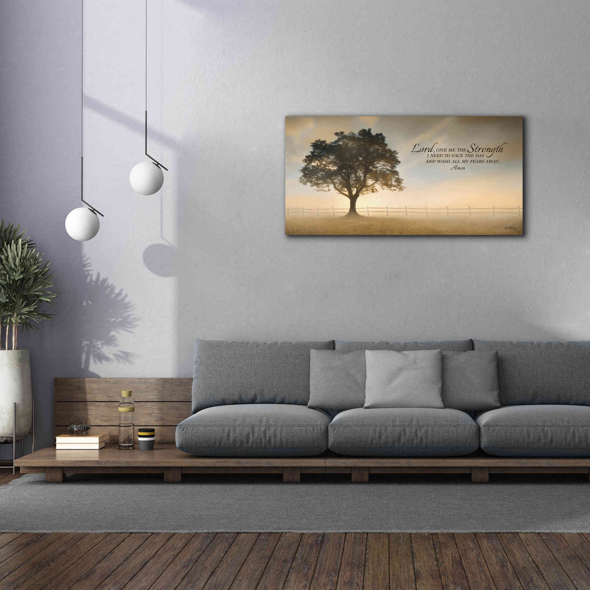'Daily Prayer' by Lori Deiter, Canvas Wall Art,60 x 30