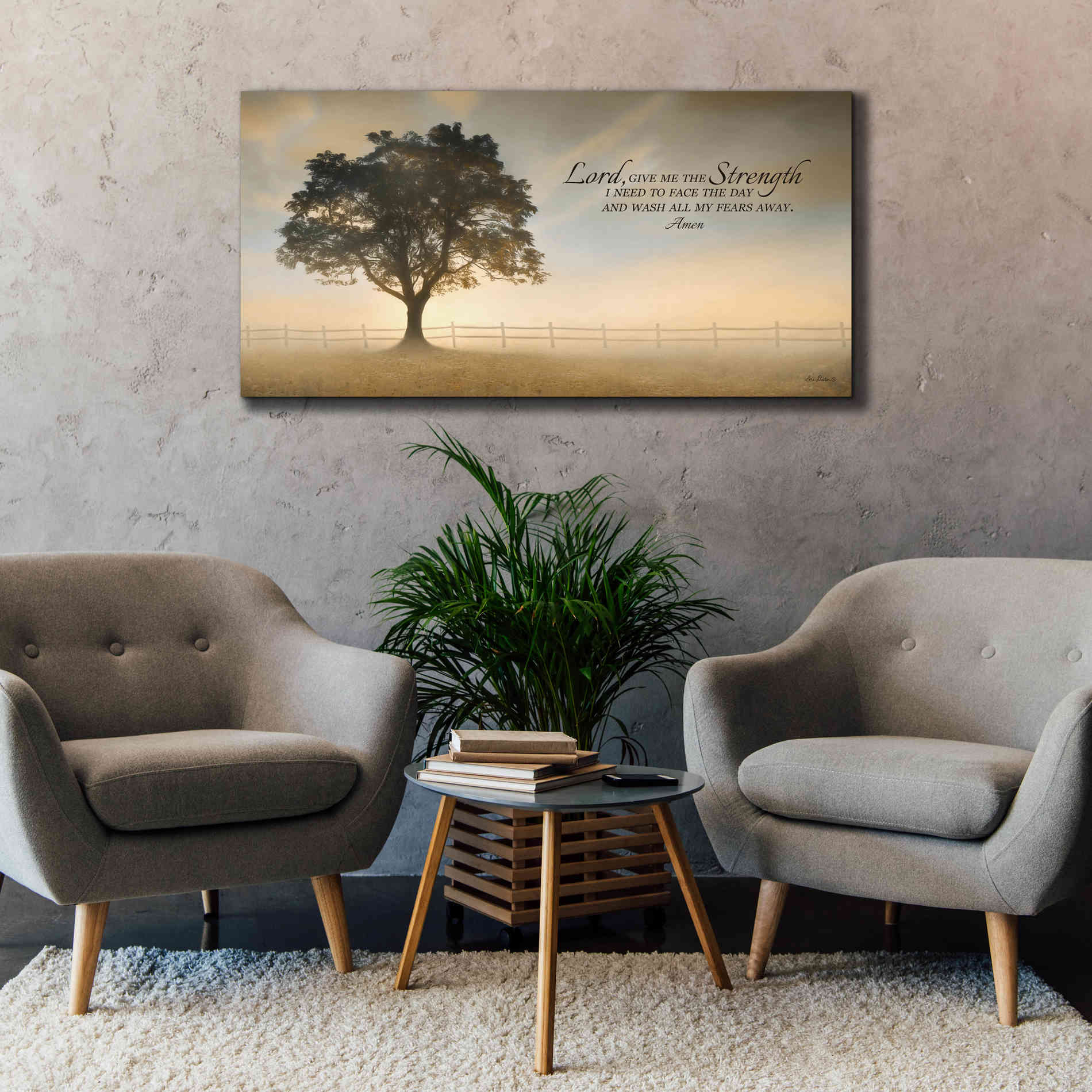 'Daily Prayer' by Lori Deiter, Canvas Wall Art,60 x 30