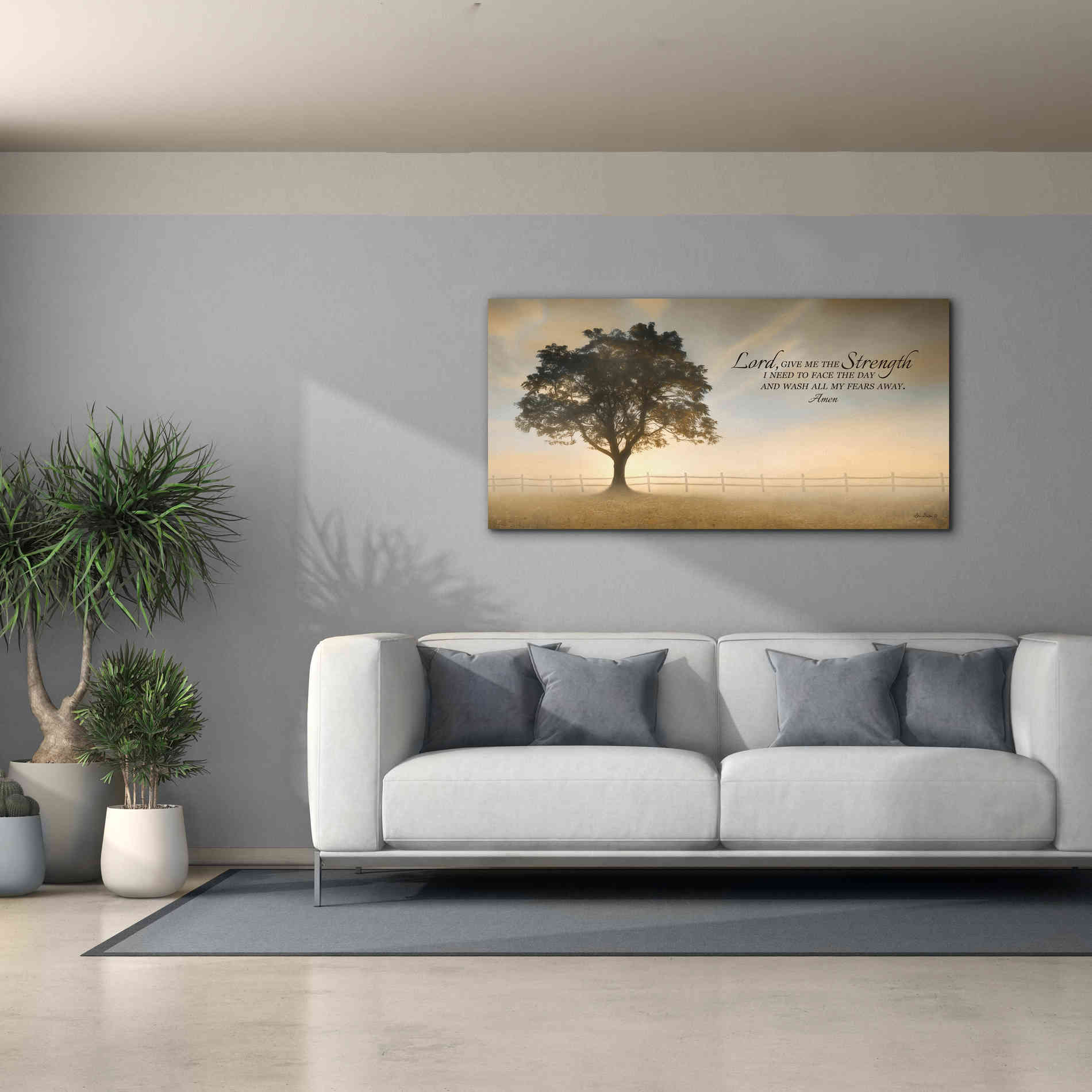'Daily Prayer' by Lori Deiter, Canvas Wall Art,60 x 30