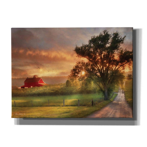 Image of 'Country Lane Sunset' by Lori Deiter, Canvas Wall Art
