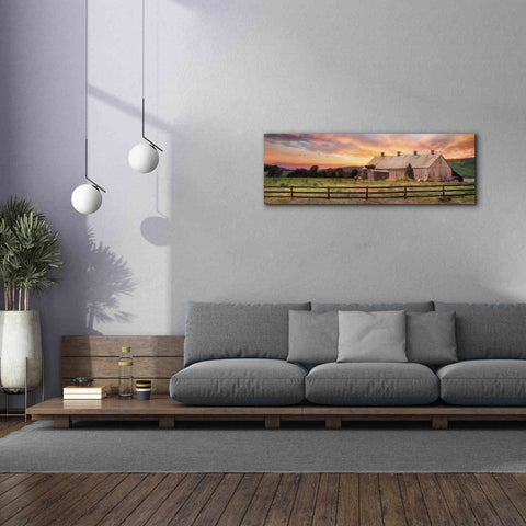 Image of 'Sunset in the Valley' by Lori Deiter, Canvas Wall Art,60 x 20