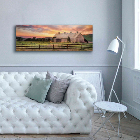 Image of 'Sunset in the Valley' by Lori Deiter, Canvas Wall Art,60 x 20