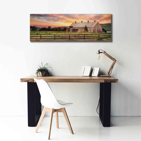 Image of 'Sunset in the Valley' by Lori Deiter, Canvas Wall Art,60 x 20