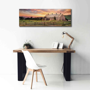 'Sunset in the Valley' by Lori Deiter, Canvas Wall Art,60 x 20