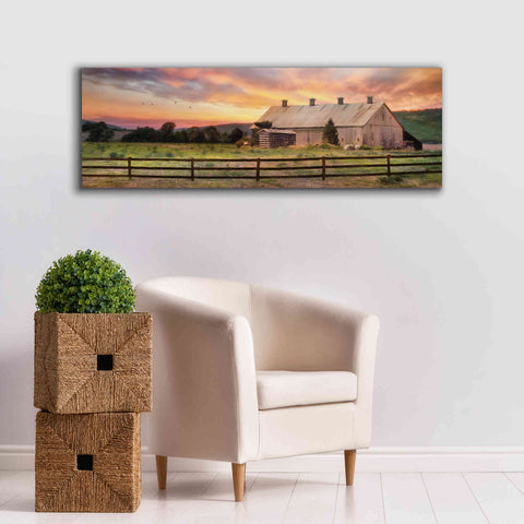 Image of 'Sunset in the Valley' by Lori Deiter, Canvas Wall Art,60 x 20