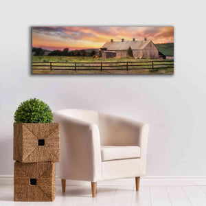 'Sunset in the Valley' by Lori Deiter, Canvas Wall Art,60 x 20