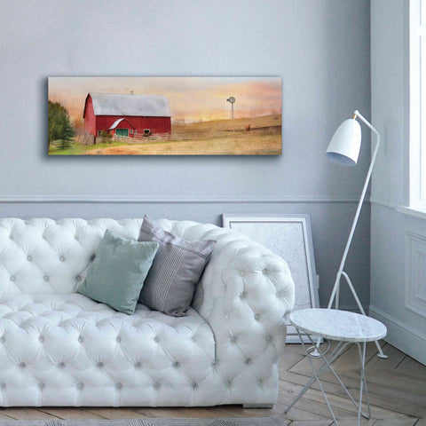 Image of 'Horse Farm' by Lori Deiter, Canvas Wall Art,60 x 20