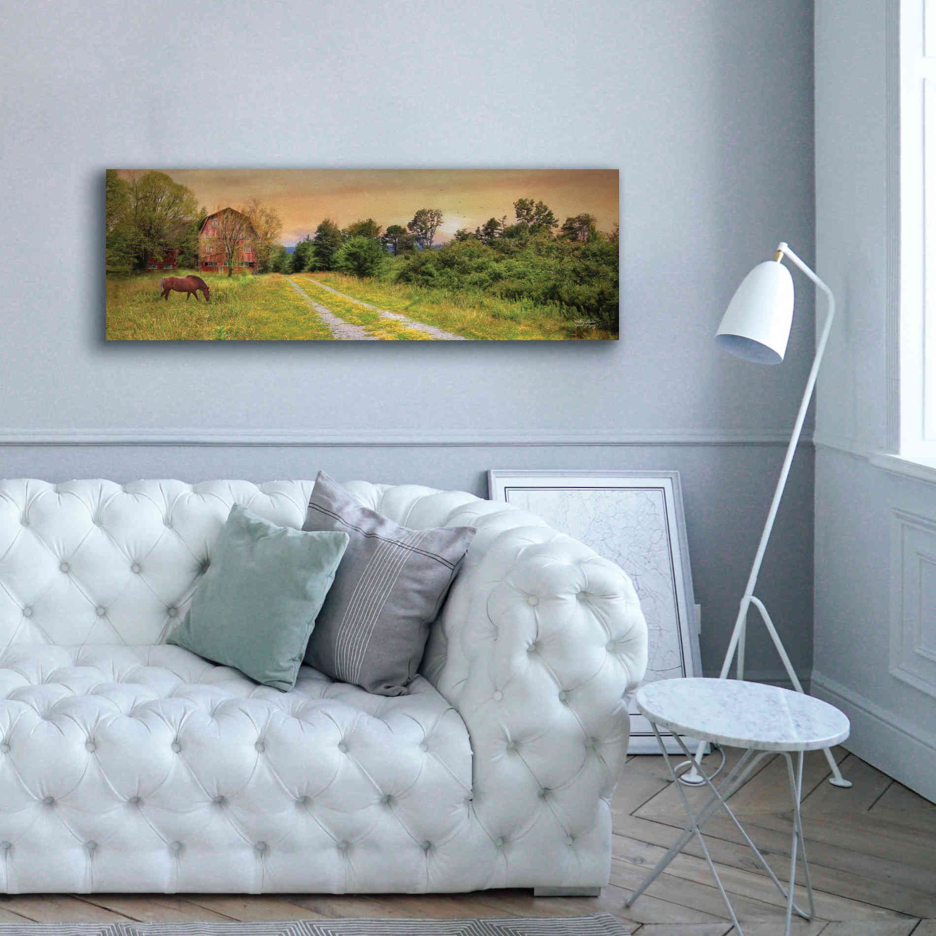 'Good Grazing' by Lori Deiter, Canvas Wall Art,60 x 20