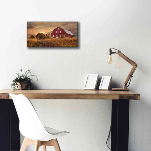 Image of 'Bedford County Sunset' by Lori Deiter, Canvas Wall Art,24 x 12