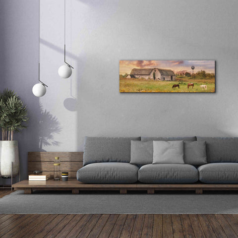 Image of 'Clayton Barnyard' by Lori Deiter, Canvas Wall Art,60 x 20
