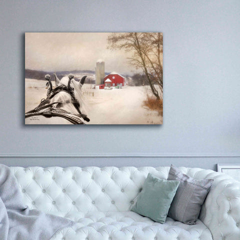Image of 'Sleigh Ride in the Country' by Lori Deiter, Canvas Wall Art,60 x 40