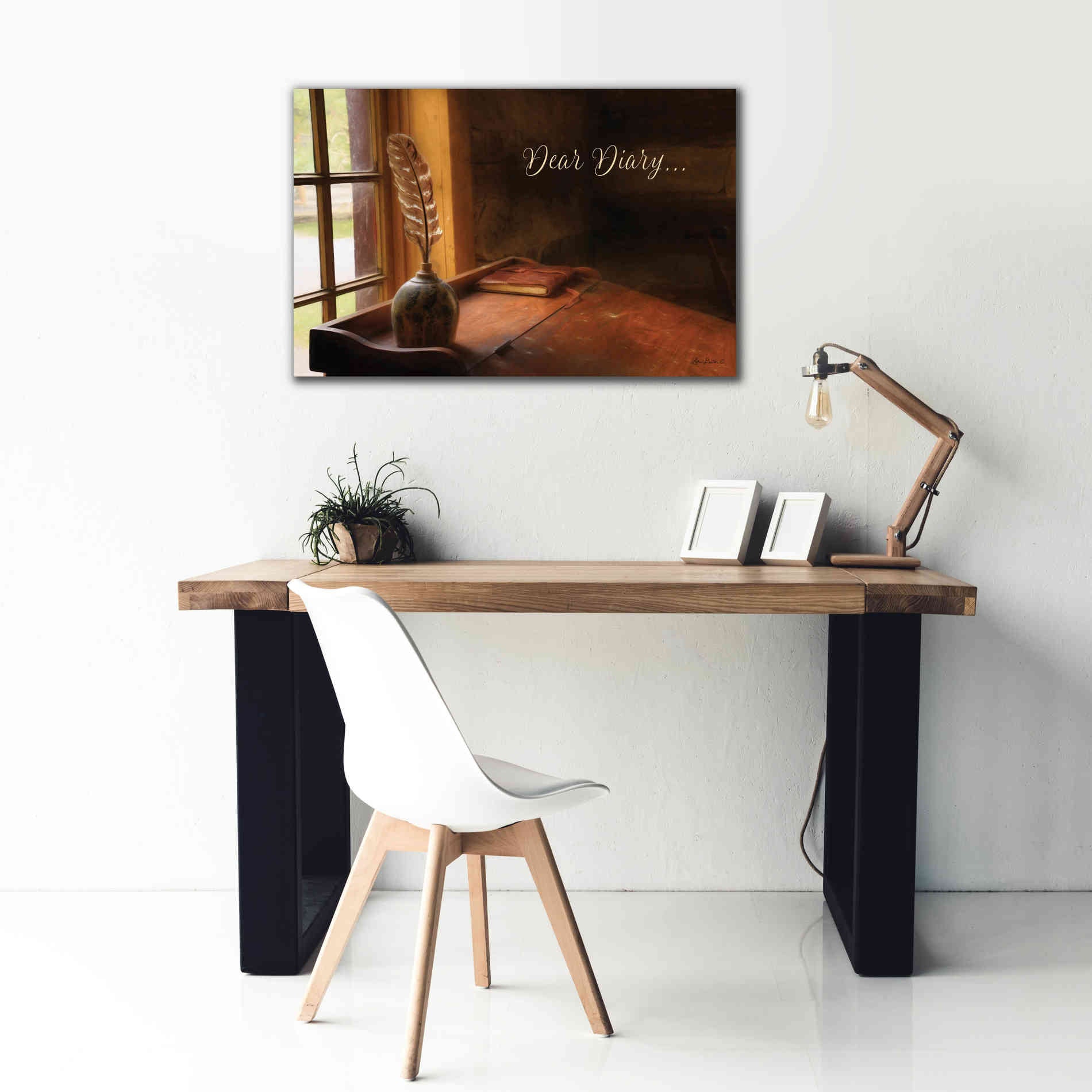 'Dear Diary' by Lori Deiter, Canvas Wall Art,40 x 26