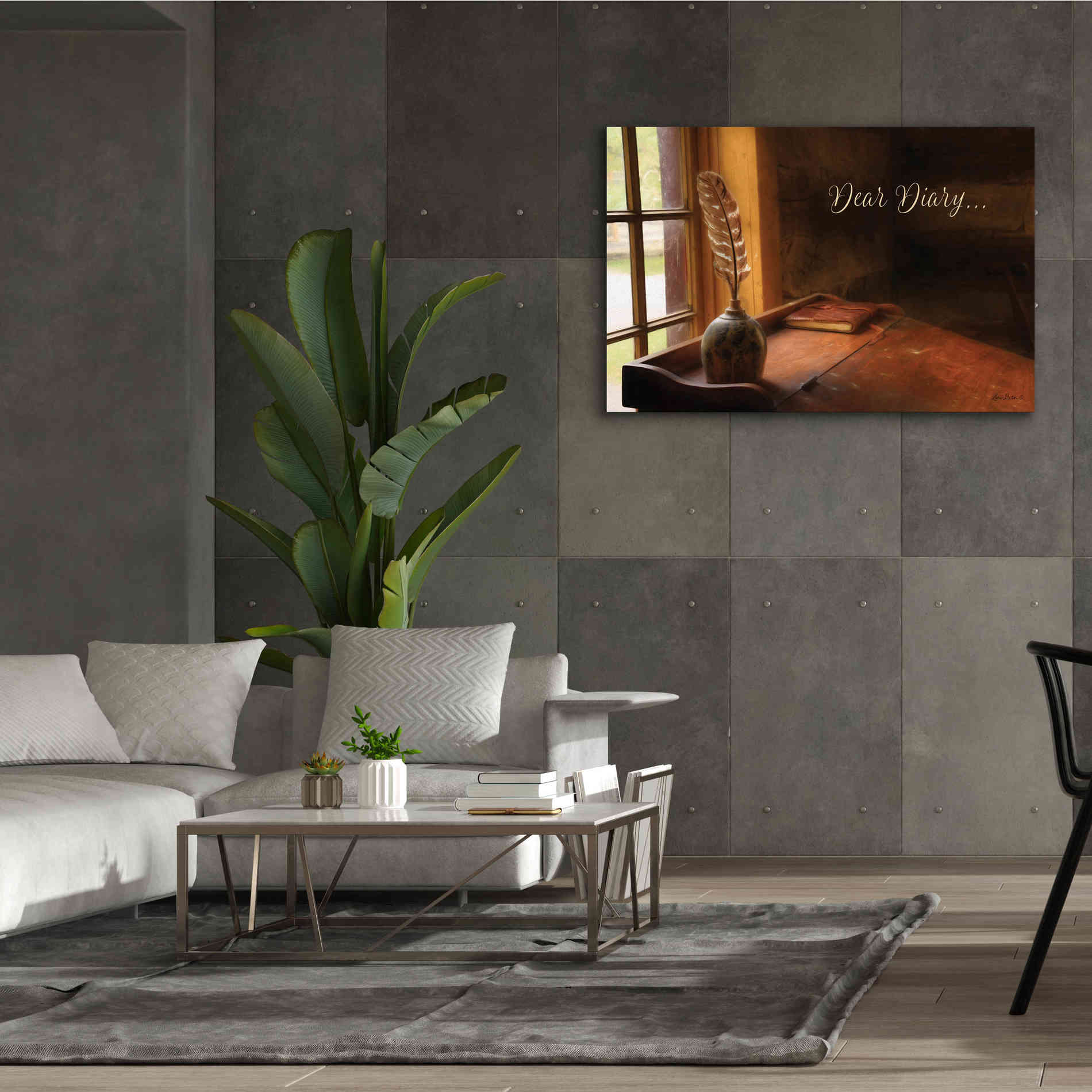 'Dear Diary' by Lori Deiter, Canvas Wall Art,60 x 40