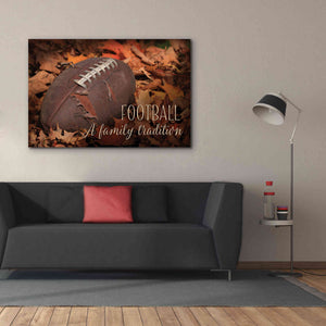 'Football - A Family Tradition' by Lori Deiter, Canvas Wall Art,60 x 40