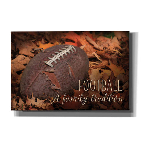 Image of 'Football - A Family Tradition' by Lori Deiter, Canvas Wall Art
