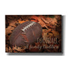 'Football - A Family Tradition' by Lori Deiter, Canvas Wall Art