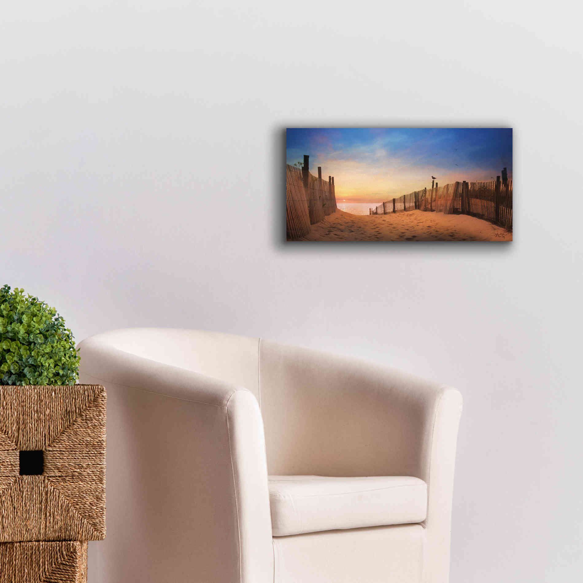 'A New Day' by Lori Deiter, Canvas Wall Art,24 x 12