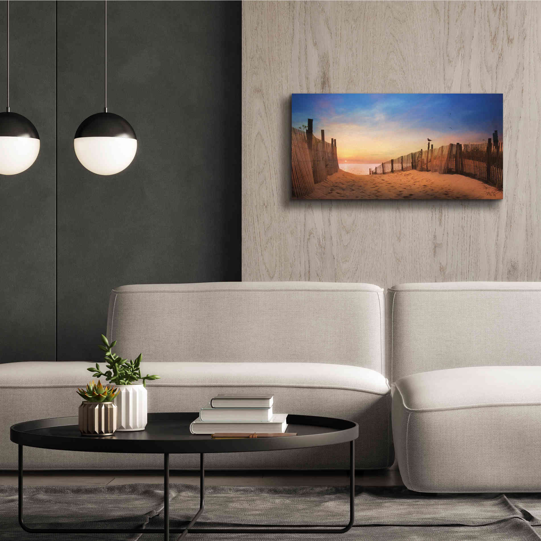 'A New Day' by Lori Deiter, Canvas Wall Art,40 x 20