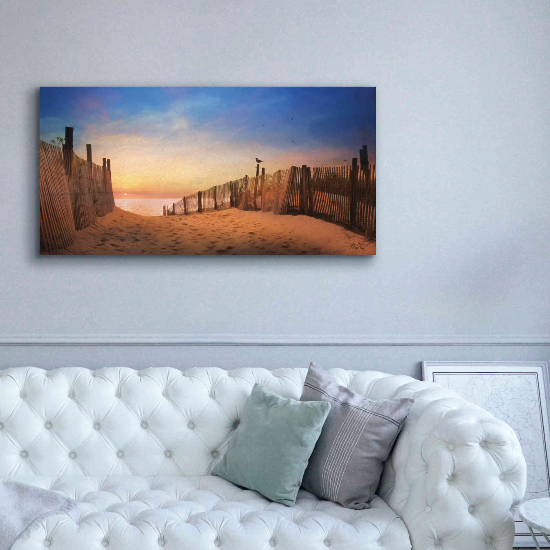 'A New Day' by Lori Deiter, Canvas Wall Art,60 x 30