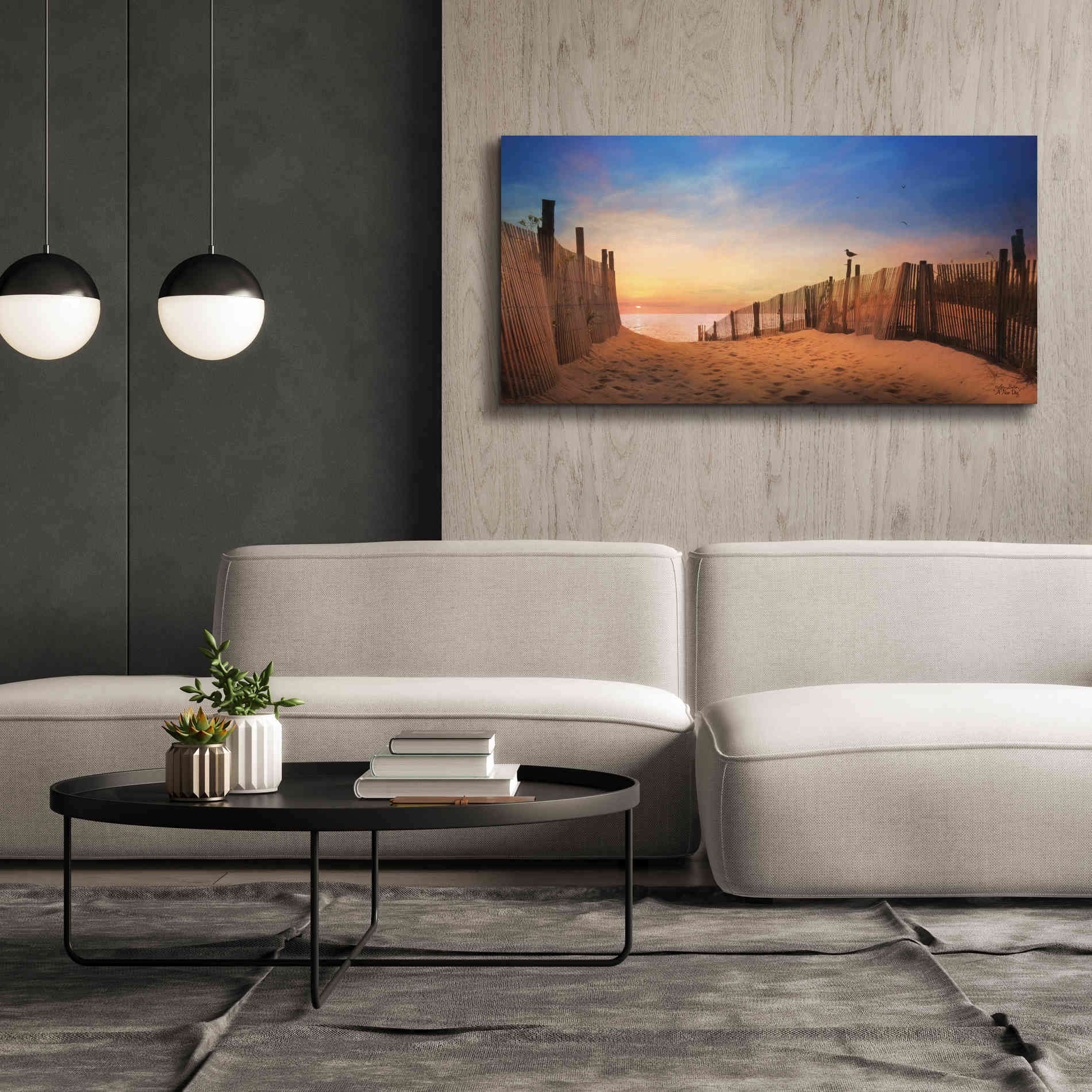 'A New Day' by Lori Deiter, Canvas Wall Art,60 x 30