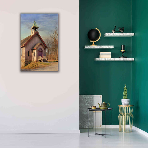 Image of 'Eckley St. James Church' by Lori Deiter, Canvas Wall Art,26 x 40