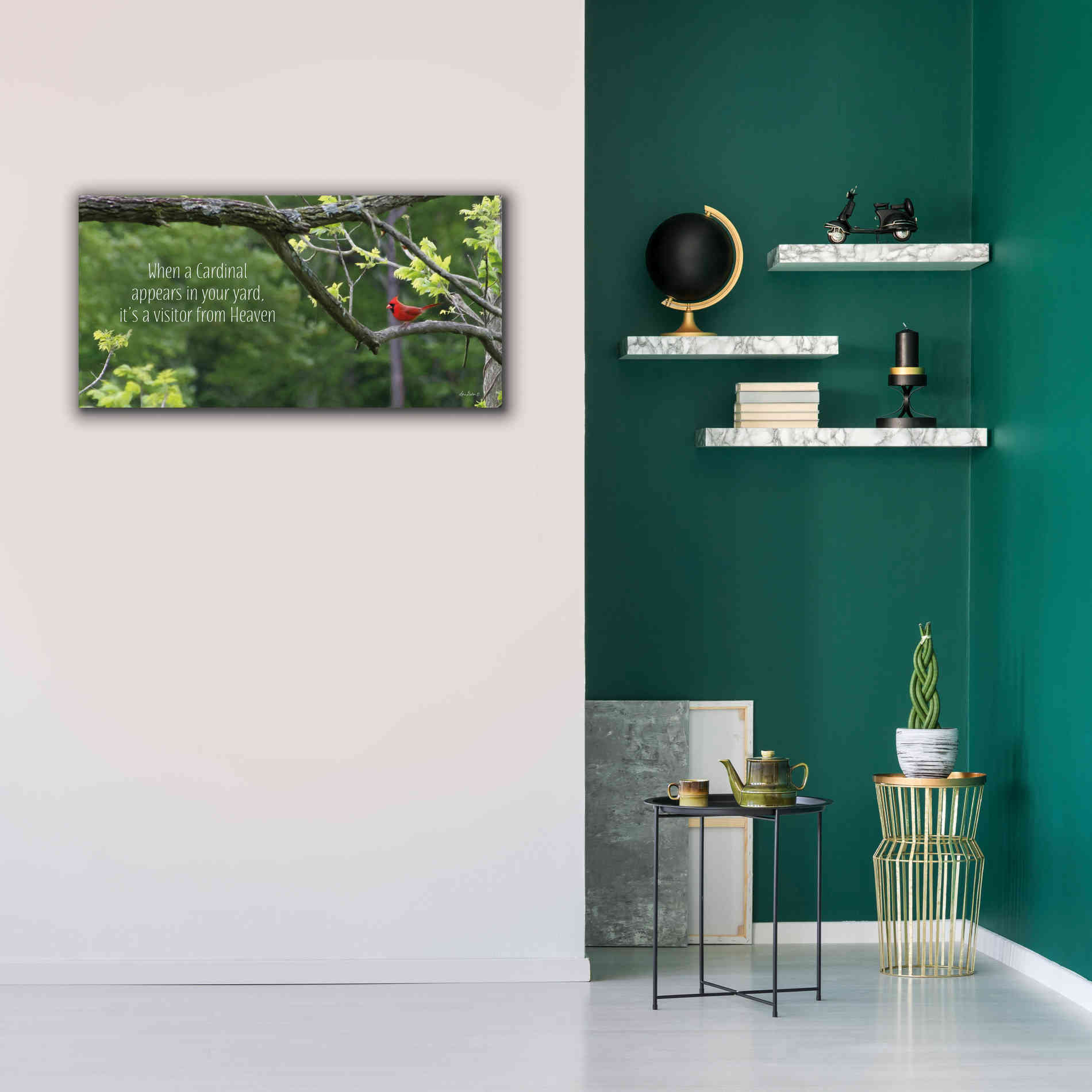 'Visitor from Heaven' by Lori Deiter, Canvas Wall Art,40 x 20