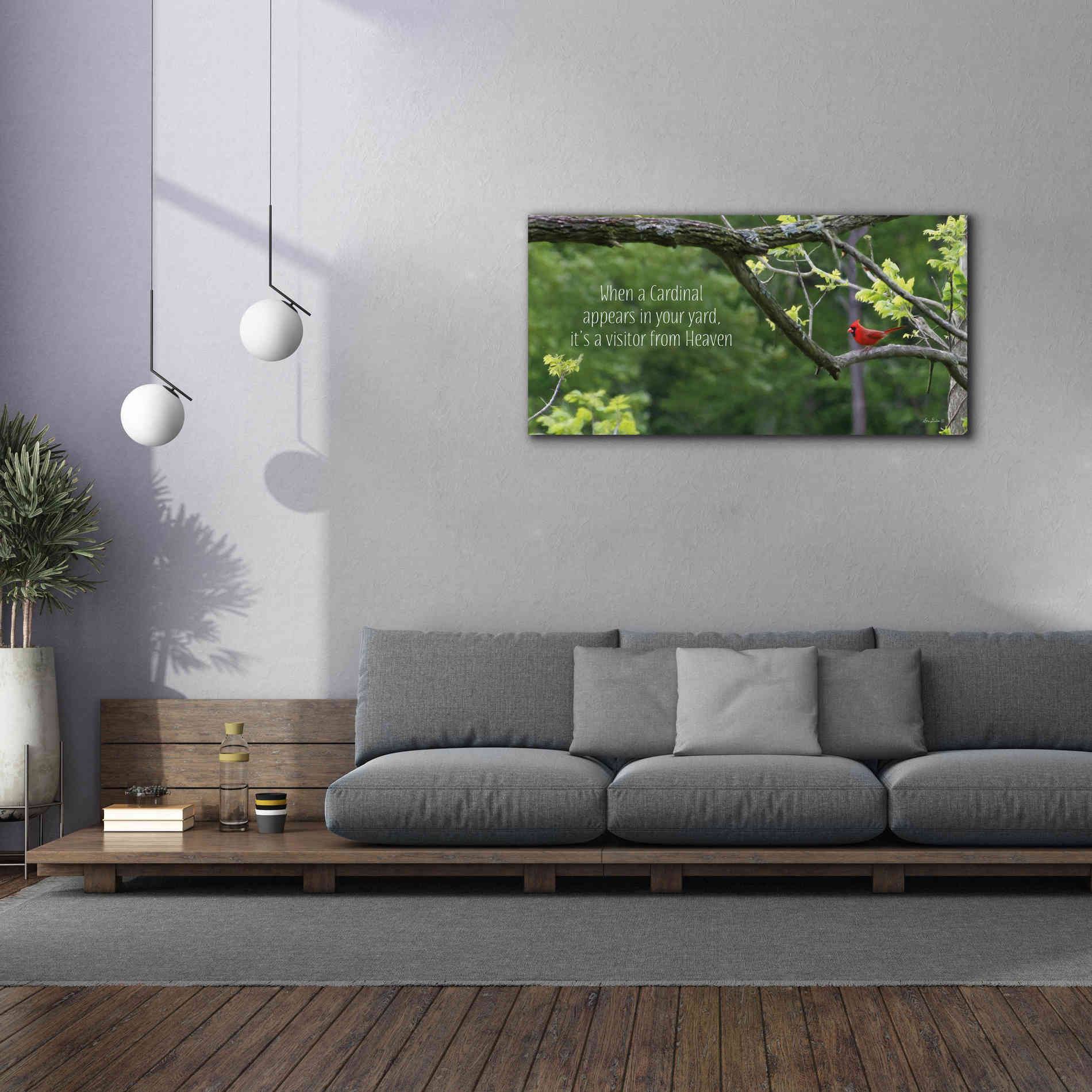 'Visitor from Heaven' by Lori Deiter, Canvas Wall Art,60 x 30