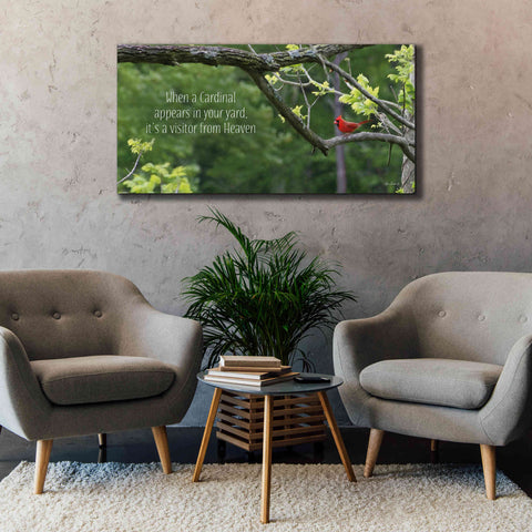 Image of 'Visitor from Heaven' by Lori Deiter, Canvas Wall Art,60 x 30