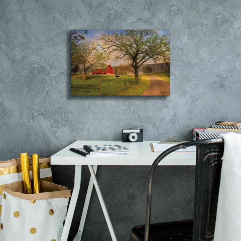 Image of 'Country Sunrise' by Lori Deiter, Canvas Wall Art,18 x 12