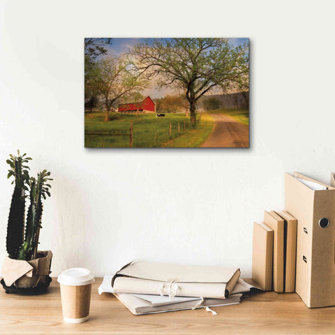Image of 'Country Sunrise' by Lori Deiter, Canvas Wall Art,18 x 12