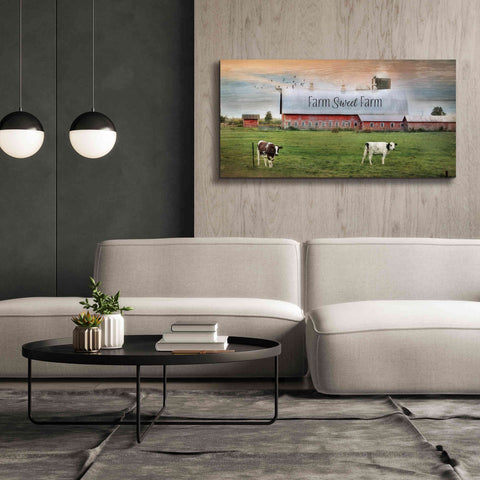 Image of 'Farm Sweet Farm' by Lori Deiter, Canvas Wall Art,60 x 30