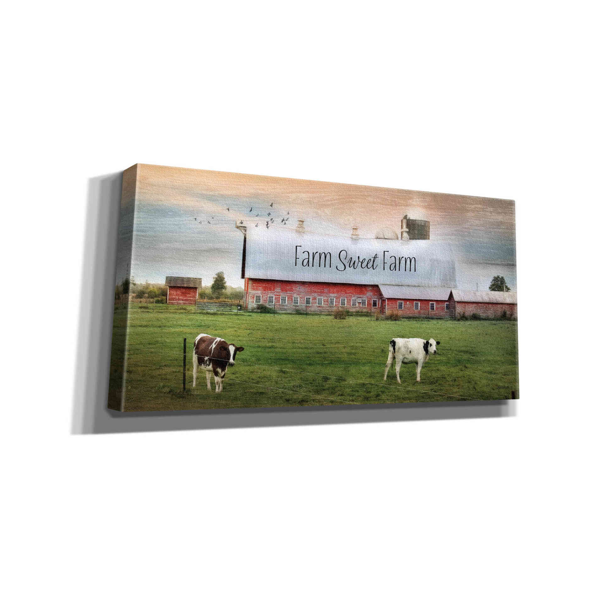 'Farm Sweet Farm' by Lori Deiter, Canvas Wall Art