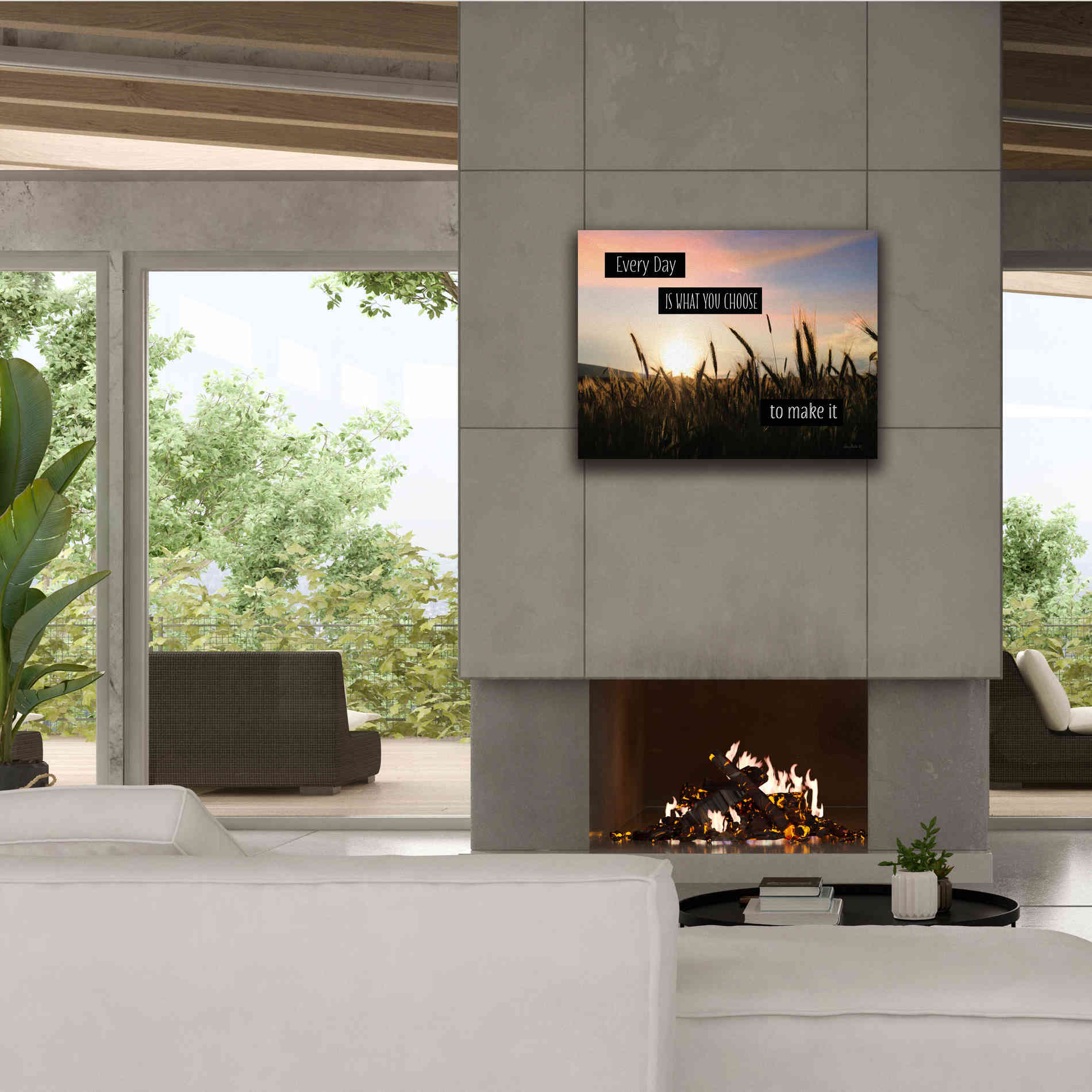 'Every Day' by Lori Deiter, Canvas Wall Art,34 x 26