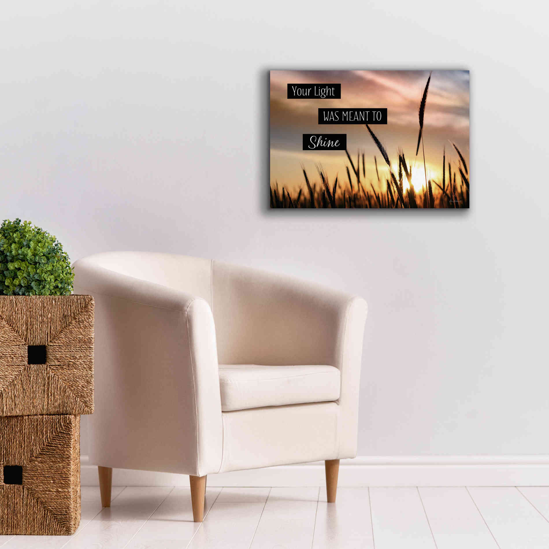 'Your Light' by Lori Deiter, Canvas Wall Art,26 x 18