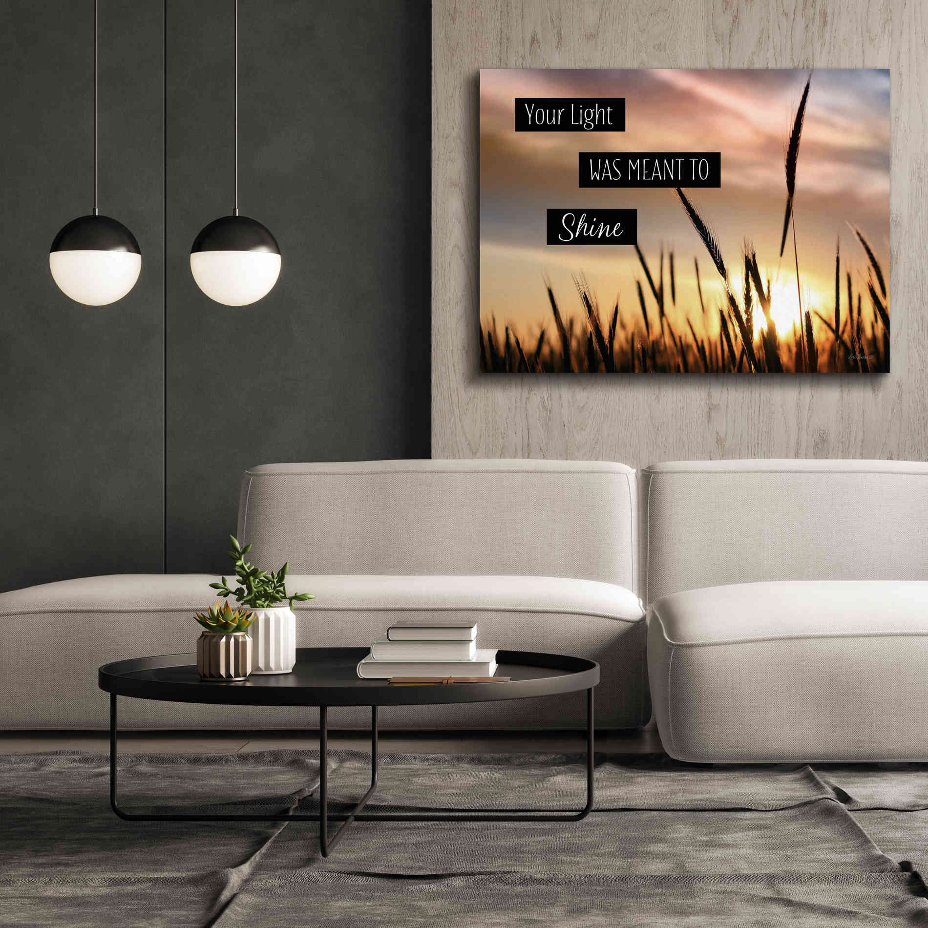 'Your Light' by Lori Deiter, Canvas Wall Art,54 x 40