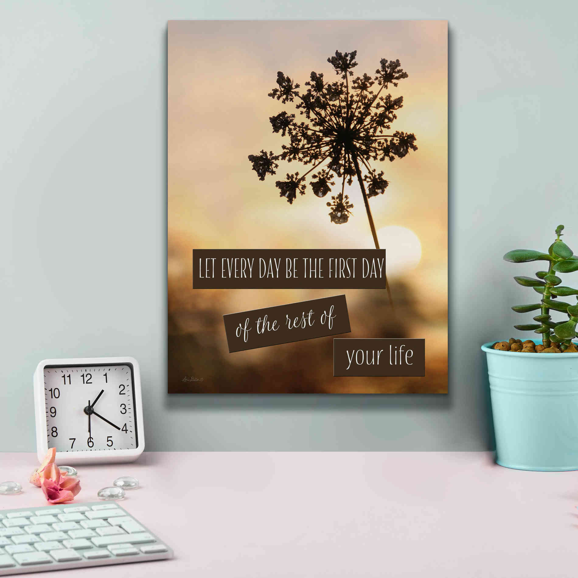 'The First Day' by Lori Deiter, Canvas Wall Art,12 x 16