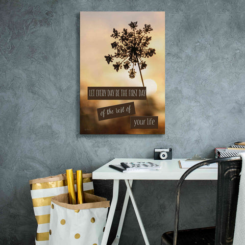 Image of 'The First Day' by Lori Deiter, Canvas Wall Art,18 x 26