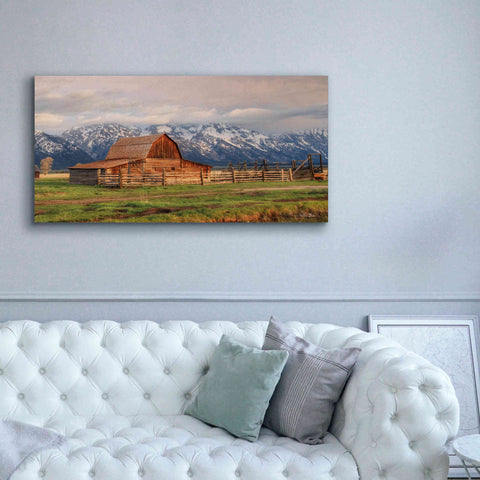 Image of 'Mormon Row II' by Lori Deiter, Canvas Wall Art,60 x 30