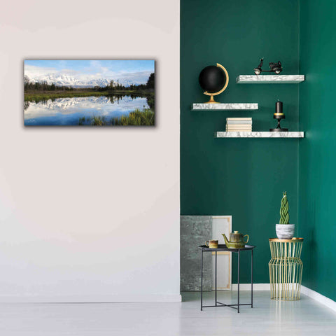 Image of 'Grand Teton Sunrise' by Lori Deiter, Canvas Wall Art,40 x 20