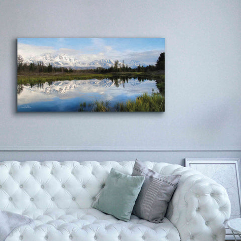 Image of 'Grand Teton Sunrise' by Lori Deiter, Canvas Wall Art,60 x 30