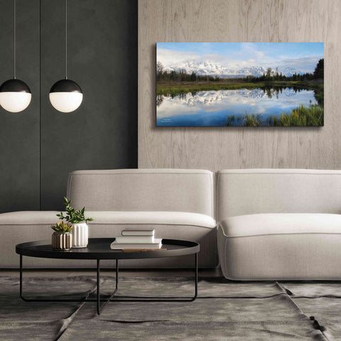 Image of 'Grand Teton Sunrise' by Lori Deiter, Canvas Wall Art,60 x 30