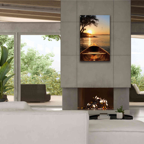 Image of 'Sunset on the Lake I' by Lori Deiter, Canvas Wall Art,26 x 40