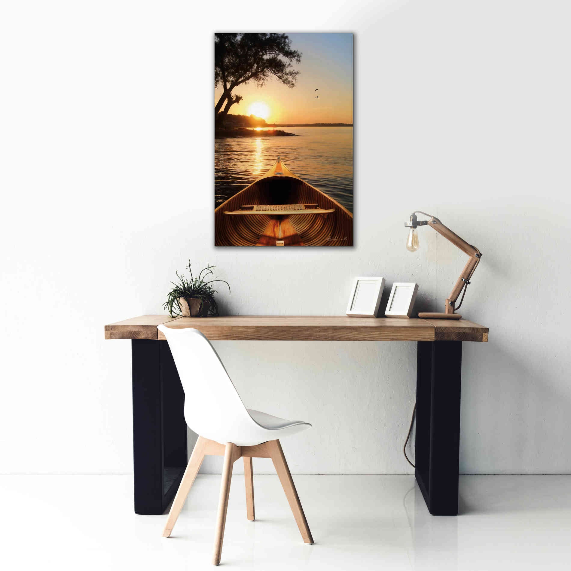 'Sunset on the Lake I' by Lori Deiter, Canvas Wall Art,26 x 40