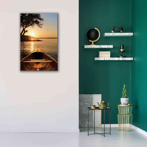 Image of 'Sunset on the Lake I' by Lori Deiter, Canvas Wall Art,26 x 40